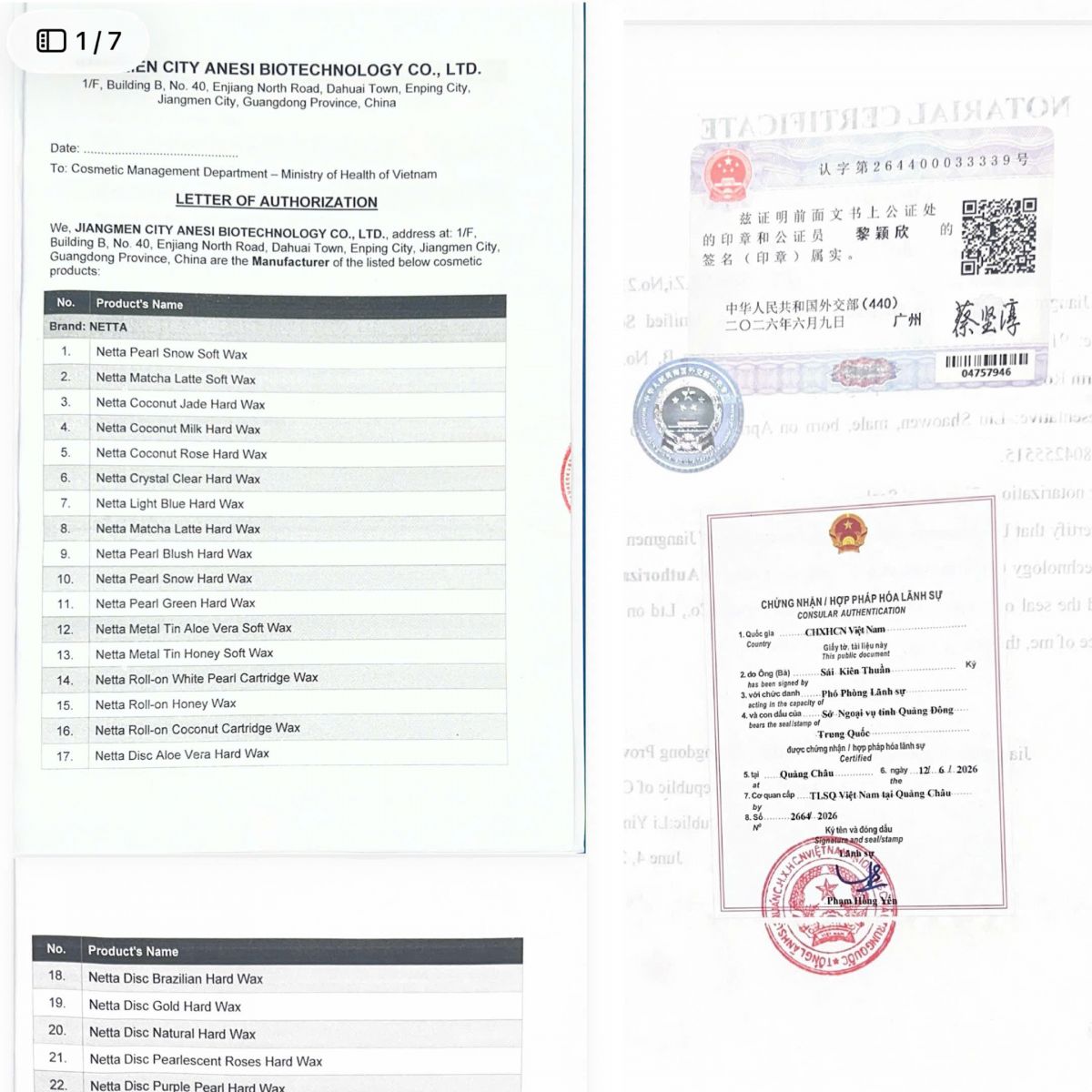 Thư ủy quyền LOA
