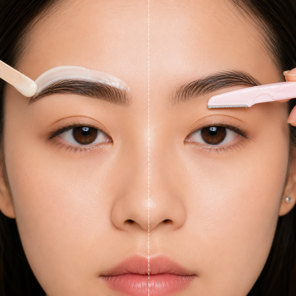 Vậy nên wax hay cạo chân mày