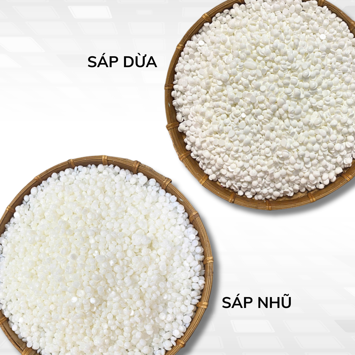 Sáp wax dừa và sáp wax nhũ Netta