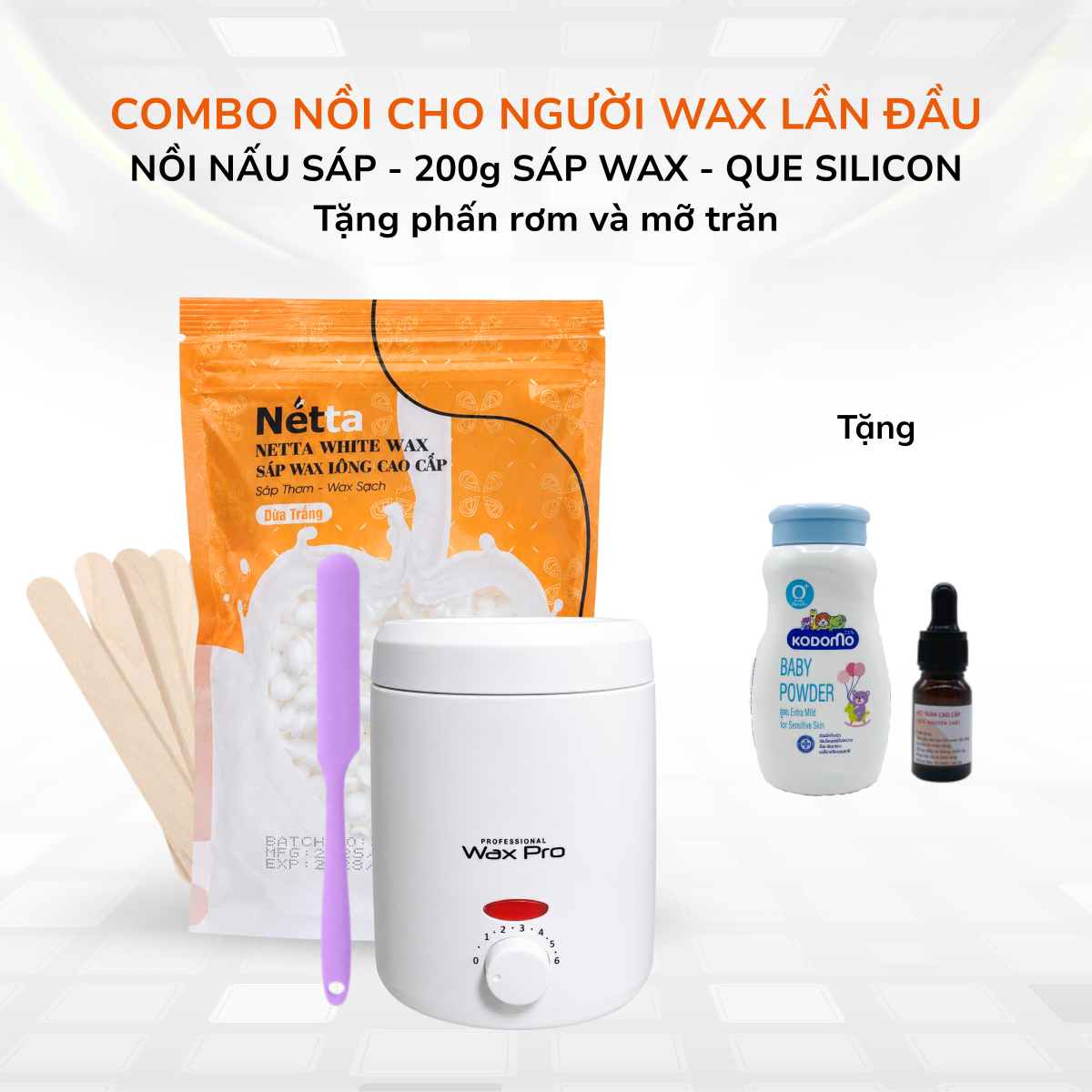 Combo nồi cho người mới bắt đầu wax lông